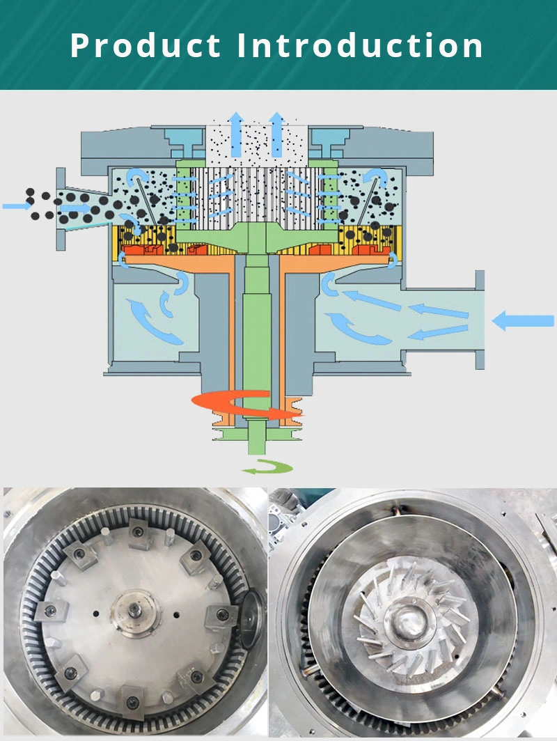 Activated Carbon Powder Ultrafine Air Classifying Impact Grinding Mill Equipment