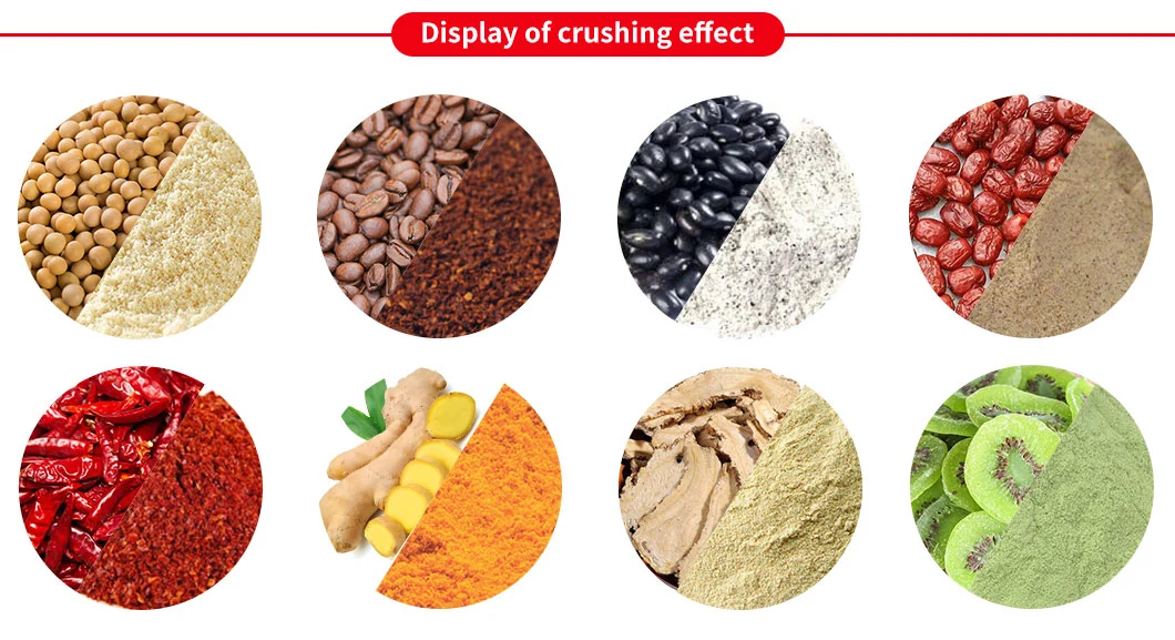 Custom Dates Spice Crushing Flour Grinding Coarse Crusher Machine Equipment